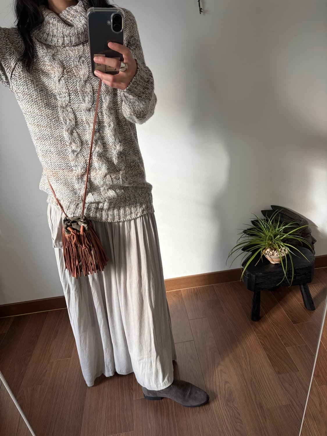 wide turtleneck dress & top 상품이미지5