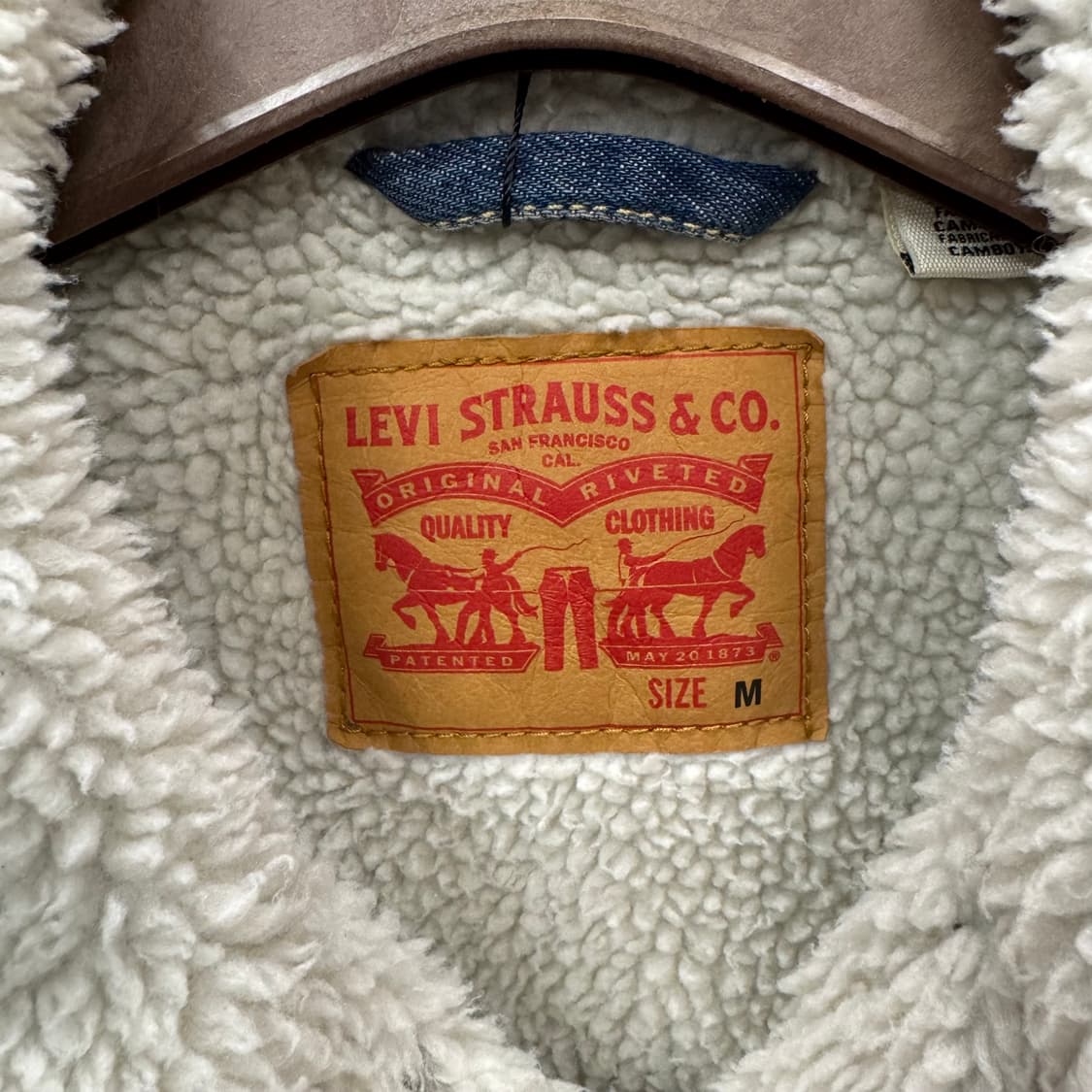 리바이스 타입 3 쉐르파 진청 데님 트러커 자켓 상품이미지5