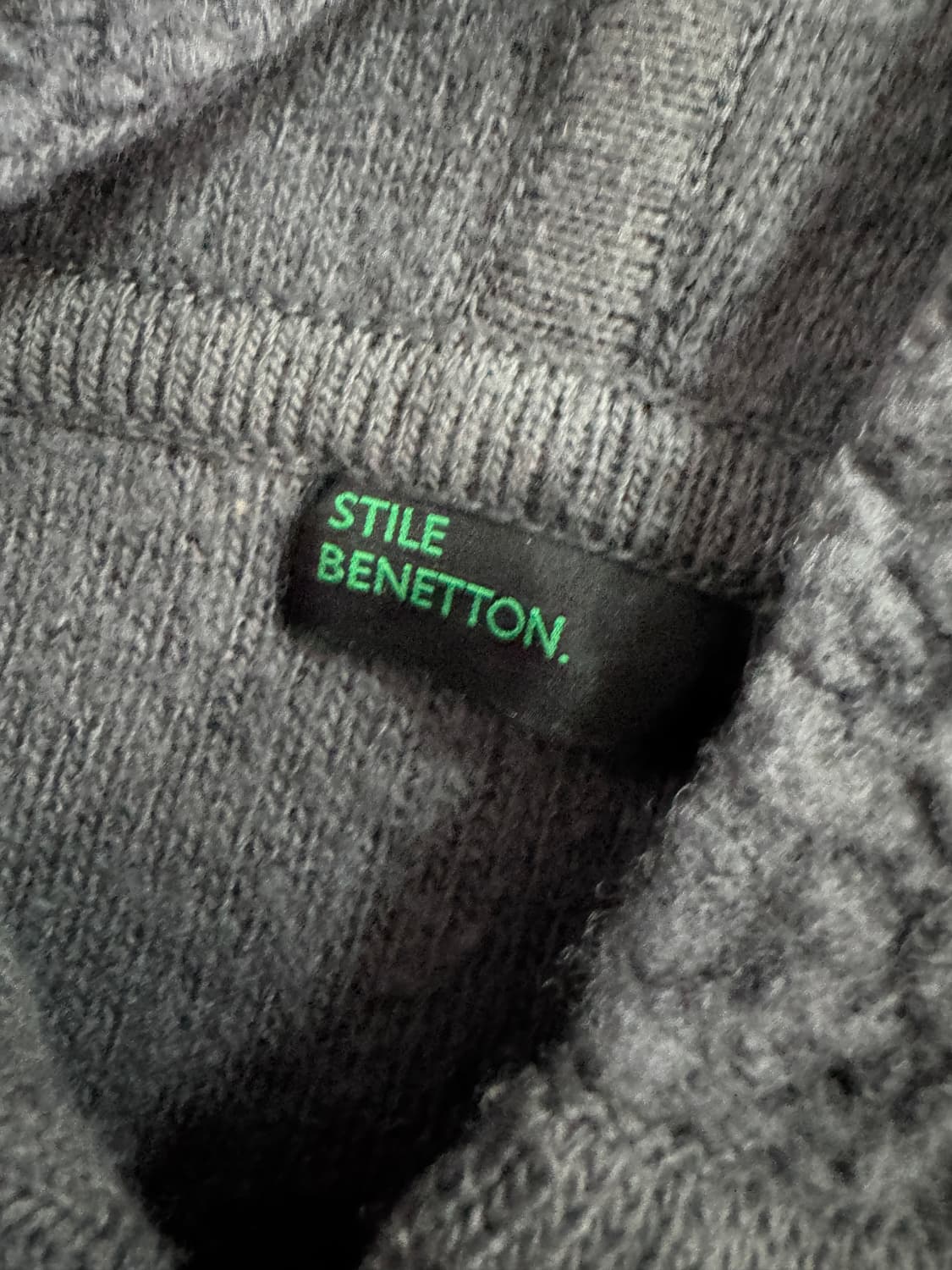 여성 베네통 천연모피 여우털 뽀글이 후드 집업 오버핏 상품이미지3