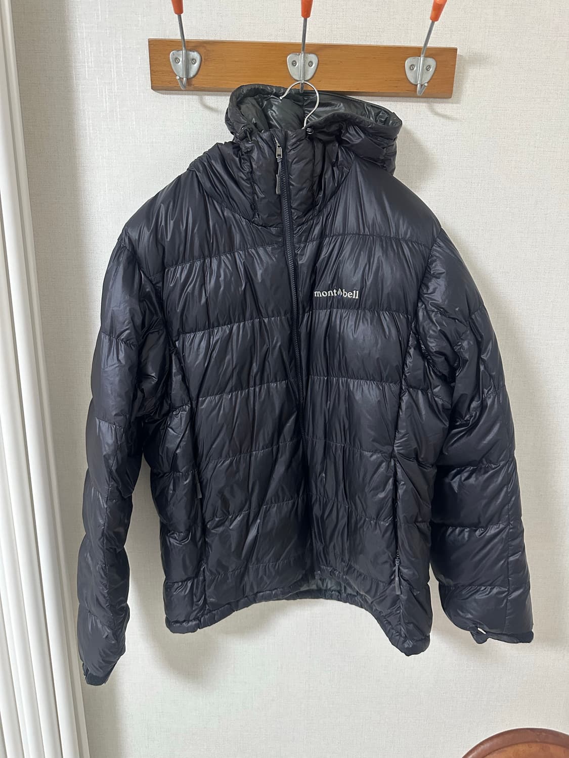 (XL)몽벨  알파인 파카 블랙 빈티지 다운 패딩 상품이미지3