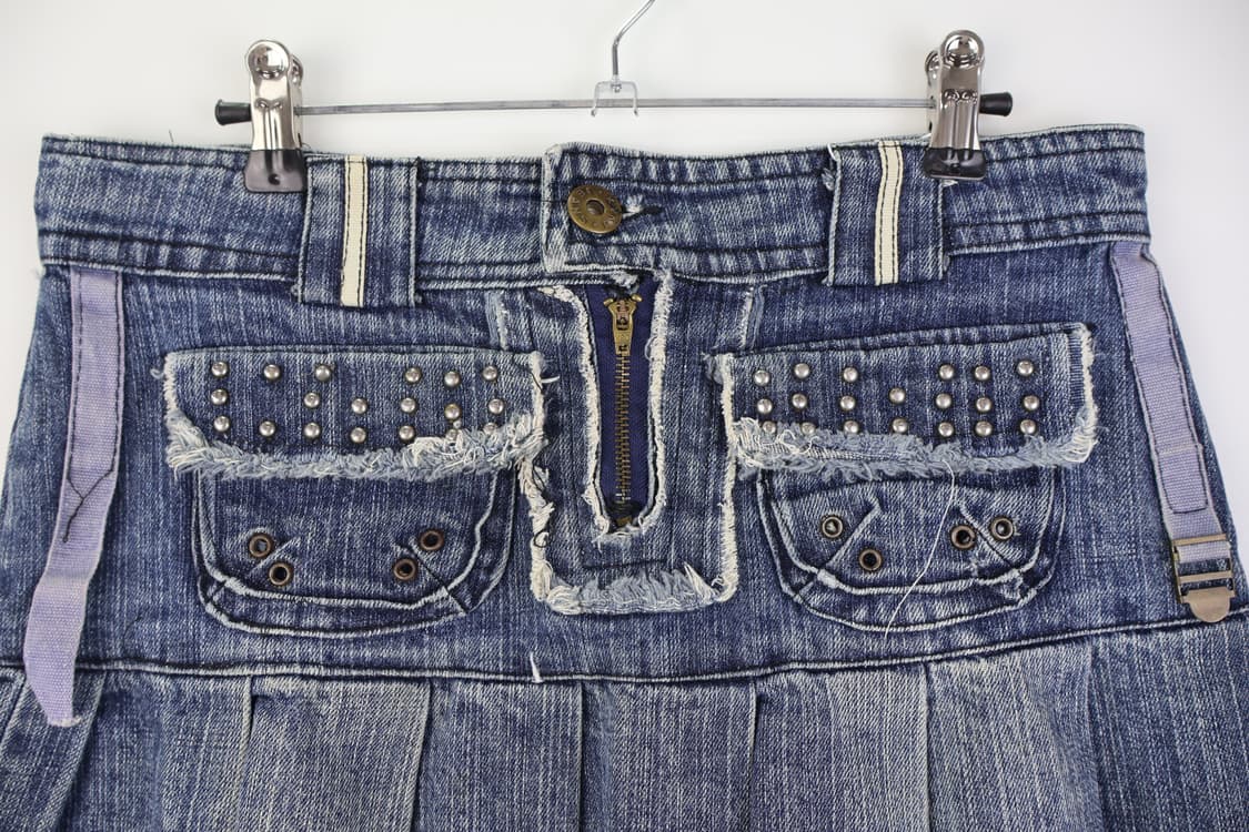 angus Y2k Denim Detail Mini Skirts 상품이미지8