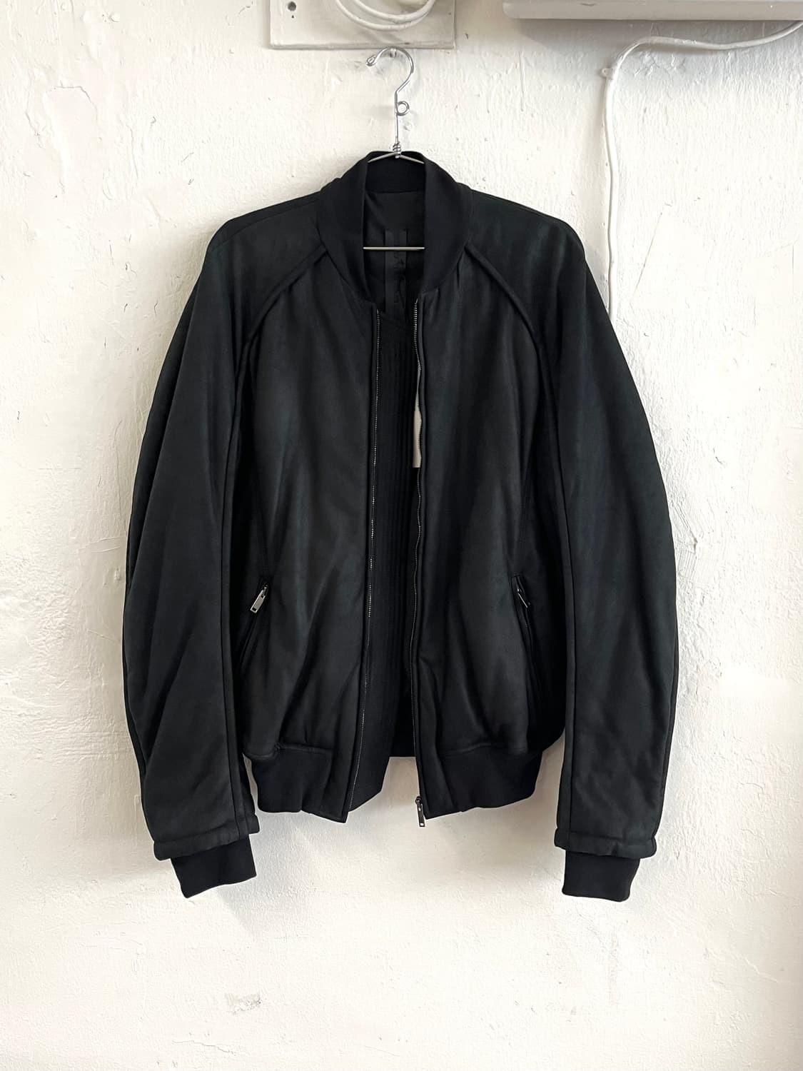 Gareth pugh 가레스퓨 파이핑 램스킨 레더 봄버 자켓 상품이미지4