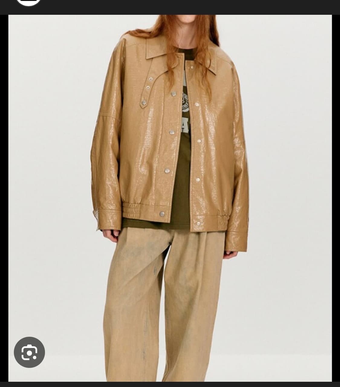 TheOpen Product 더오픈프로덕트 레더 봄버 자켓 상품이미지2