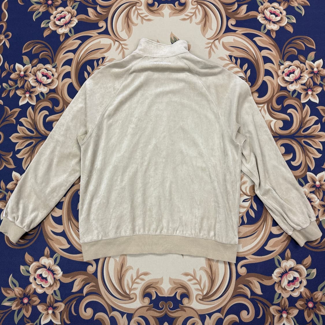 (XXL)뉴발란스 New balance 벨루어 트랙탑 져지(베이지) 상품이미지5