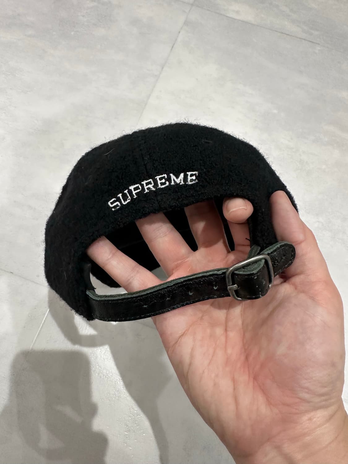 슈프림 S로고 블랙 볼캡 울 상품이미지4