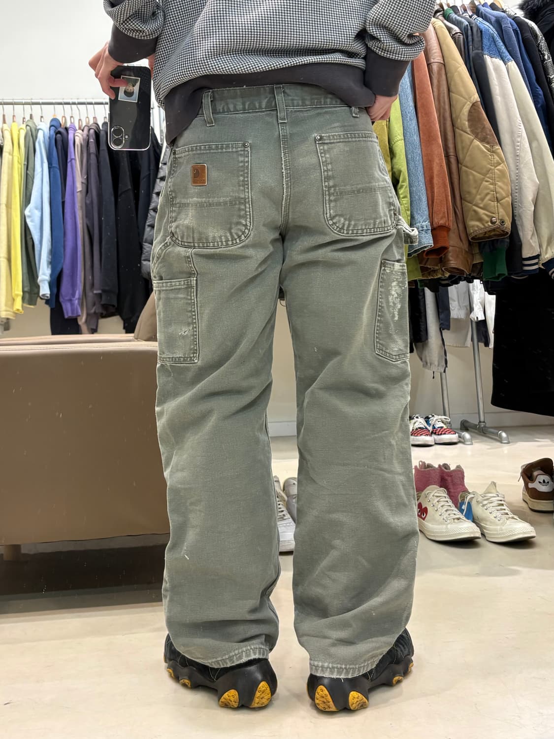 칼하트 더블니 카펜터 팬츠 상품이미지9