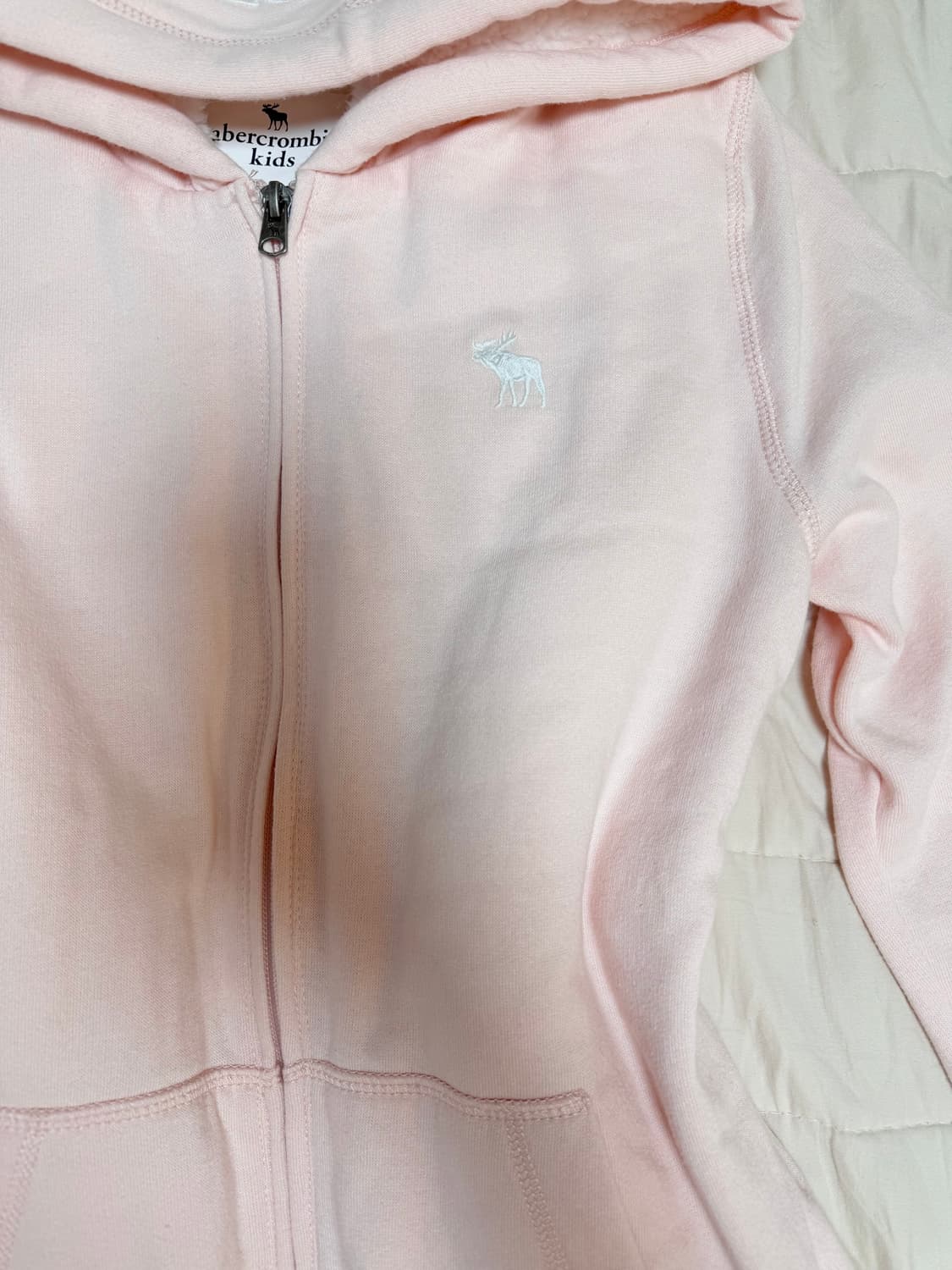 아베크롬비 핑크 후드집업 새상품 상품이미지2