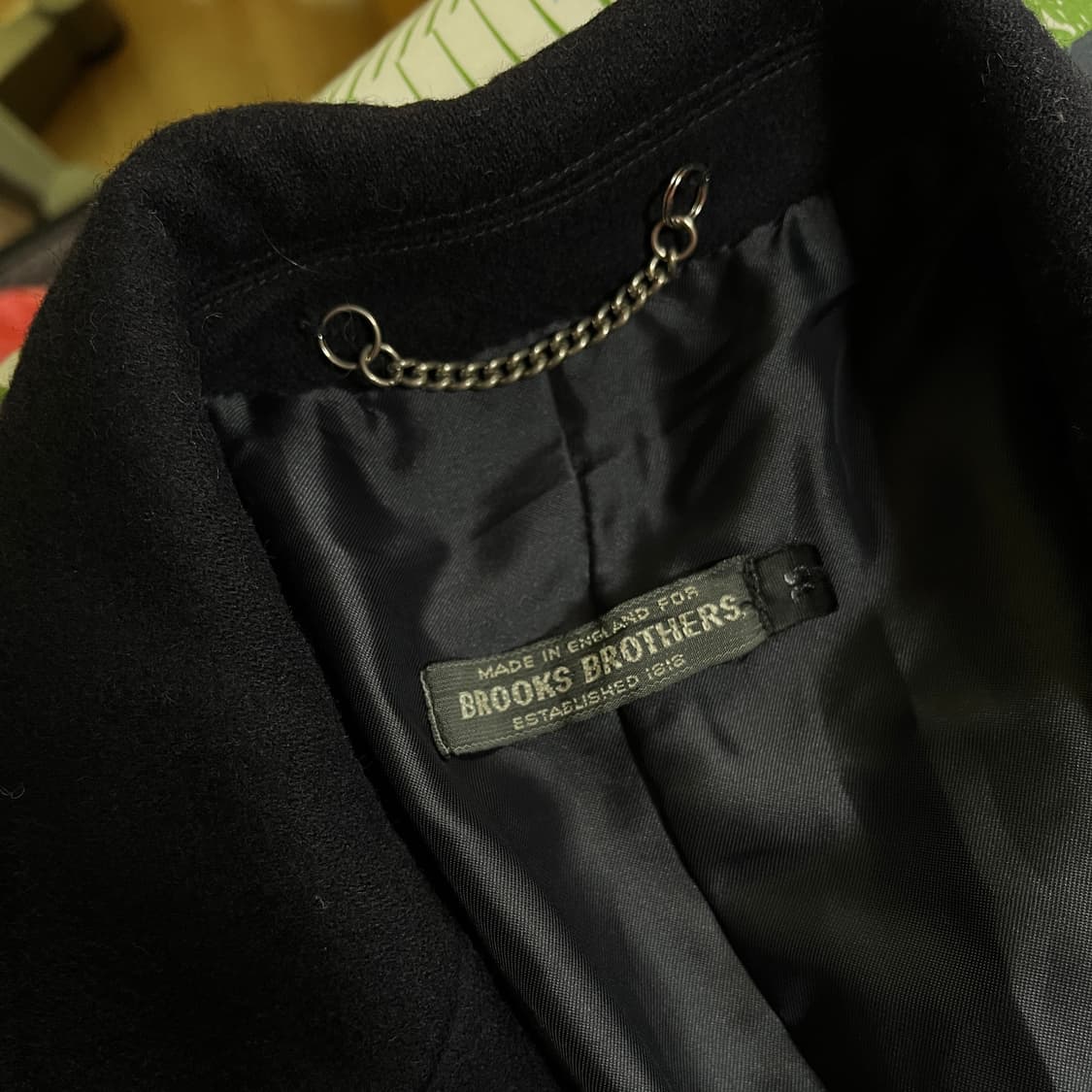 L) 80s 브룩스 브라더스 Made in England 더블 자켓 상품이미지2