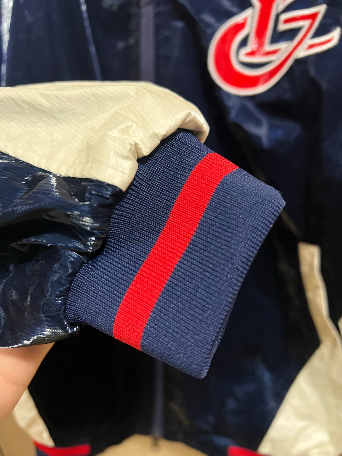 롯데자이언츠 레트로배색 점퍼 자켓 상품이미지3