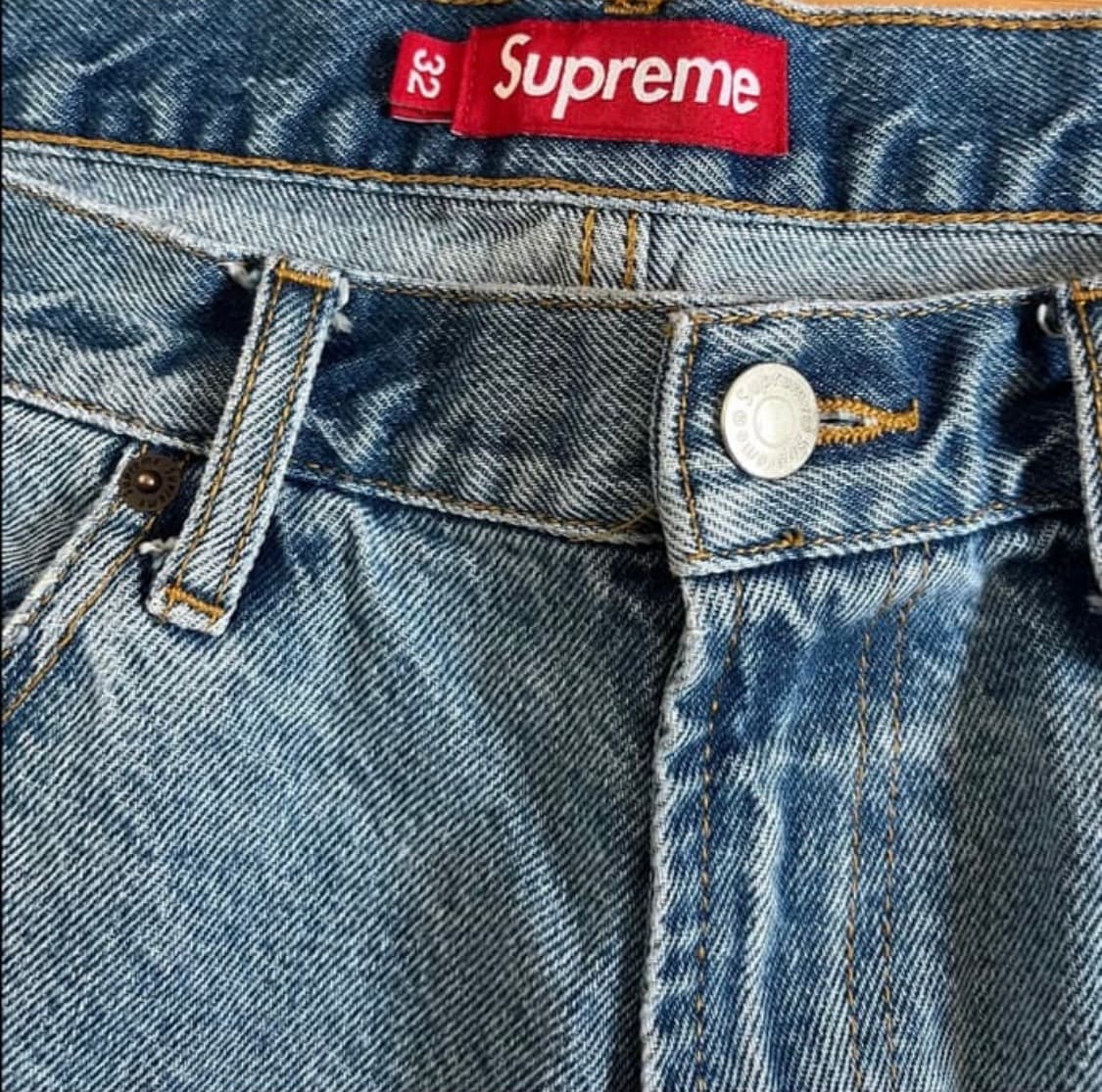 슈프림 배기진 25ss 32size 상품이미지1