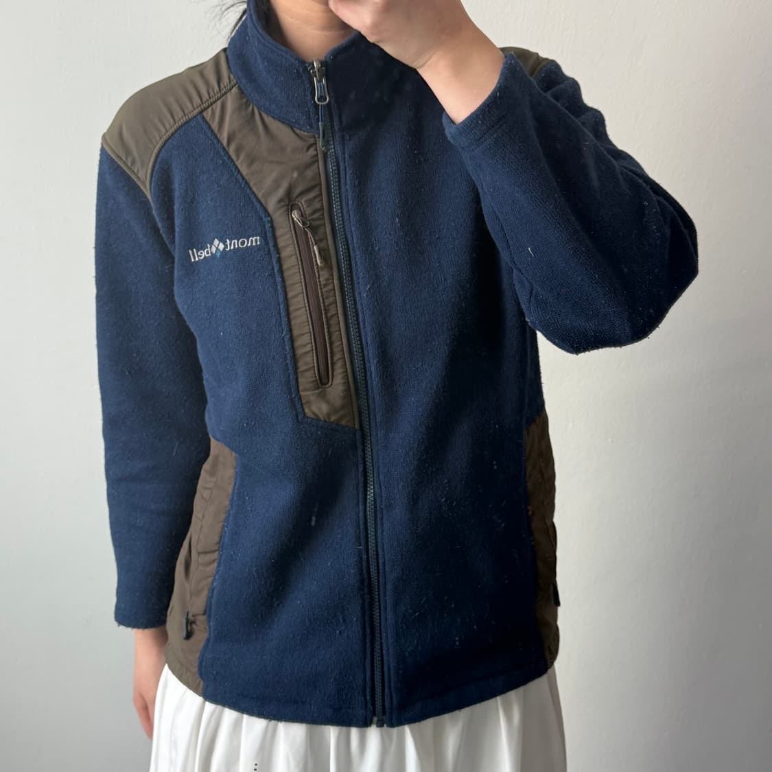 [M] 몽벨 네이비 플리스 집업 상품이미지2