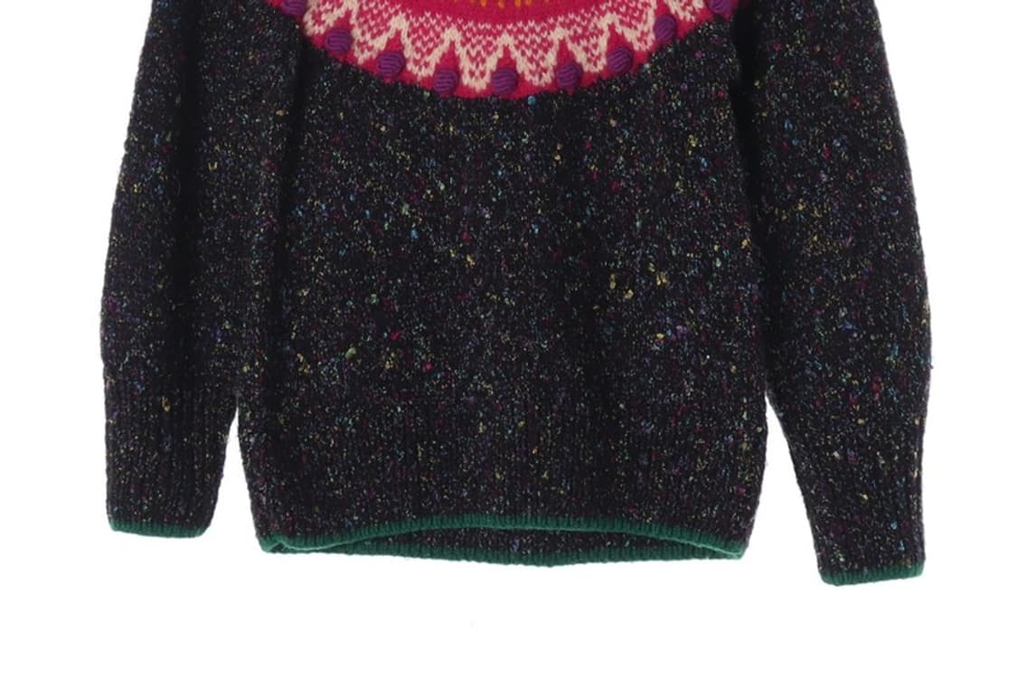 CRESCENDO 울혼방 노르딕 페어아일 터틀넥 니트 S 상품이미지4