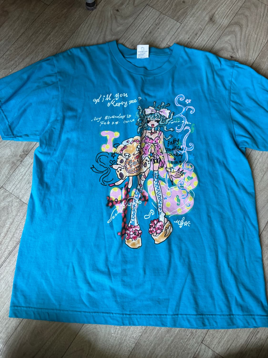 마리부 maribu 티셔츠 반팔 229 girl tshirt L사이즈 상품이미지3