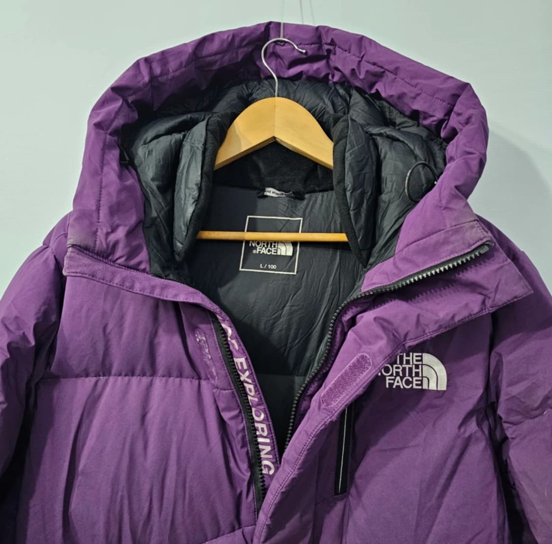 노스페이스 구스다운 롱패딩 L/100 상품이미지3