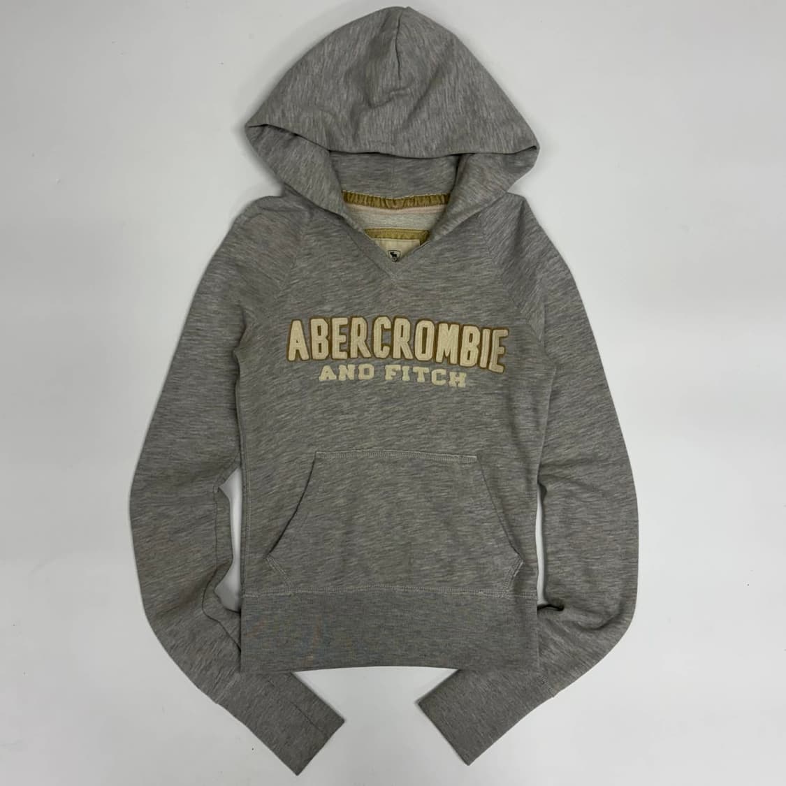 아베크롬비 y2k 여리핏 그레이 대대장 후드티 스웻 셔츠(S) 상품이미지4