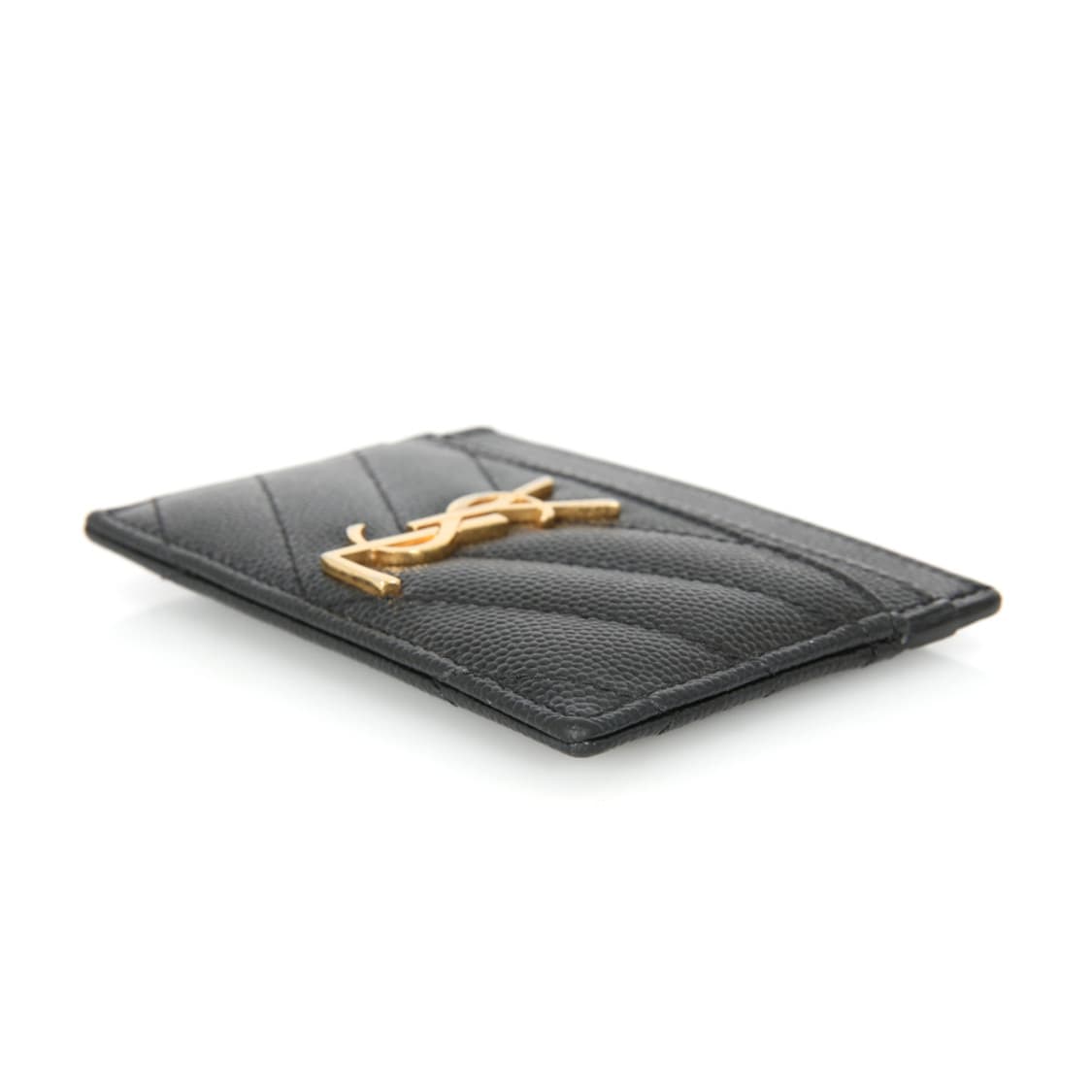 생로랑 카상드르 캐비어 카드지갑 YSL 블랙 금장 423291 상품이미지7