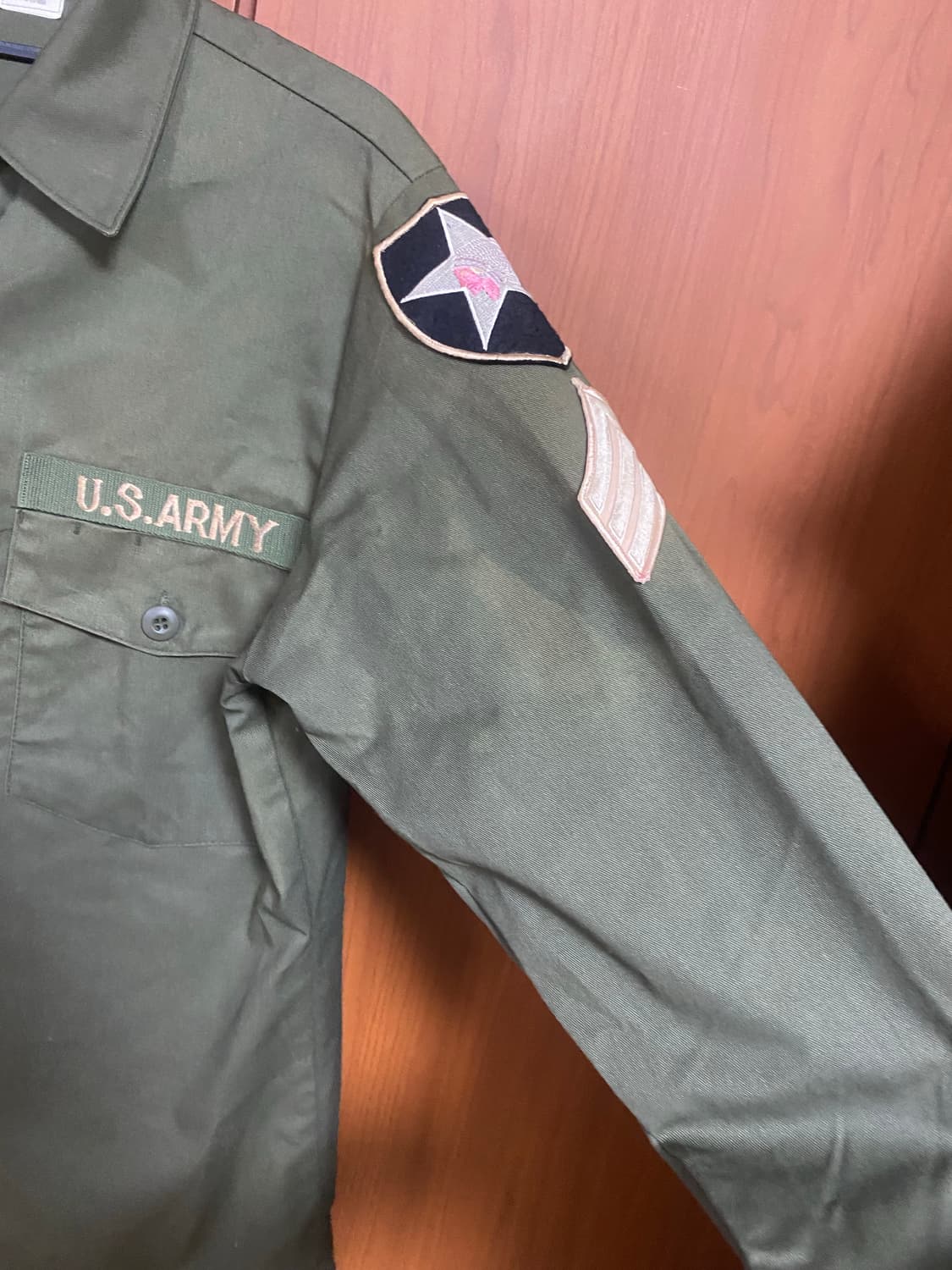 [MIL] U.S.ARMY OG507 밀리터리 자켓 14 1/2 사이즈 상품이미지4
