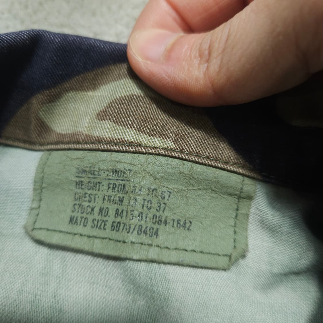 미군 우드랜드 bdu 자켓 S S 상품이미지3