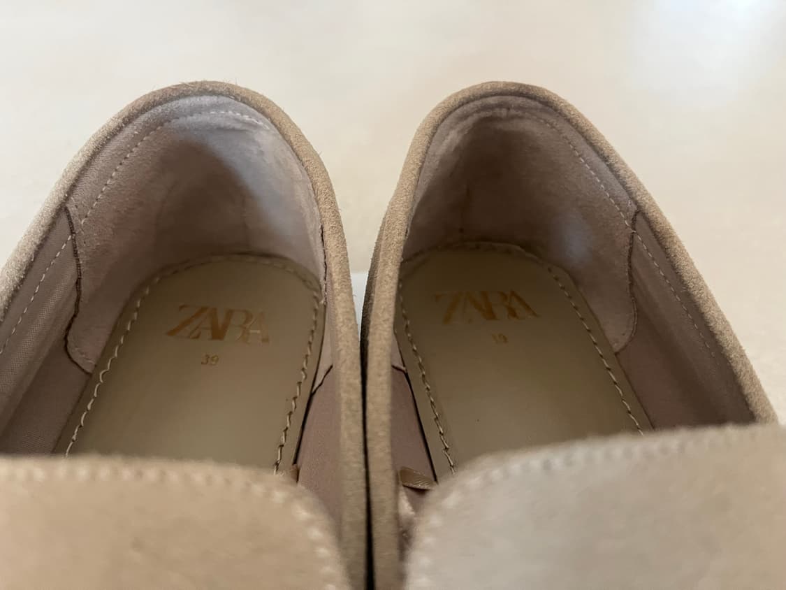 자라 스웨이드 로퍼 39 상품이미지5