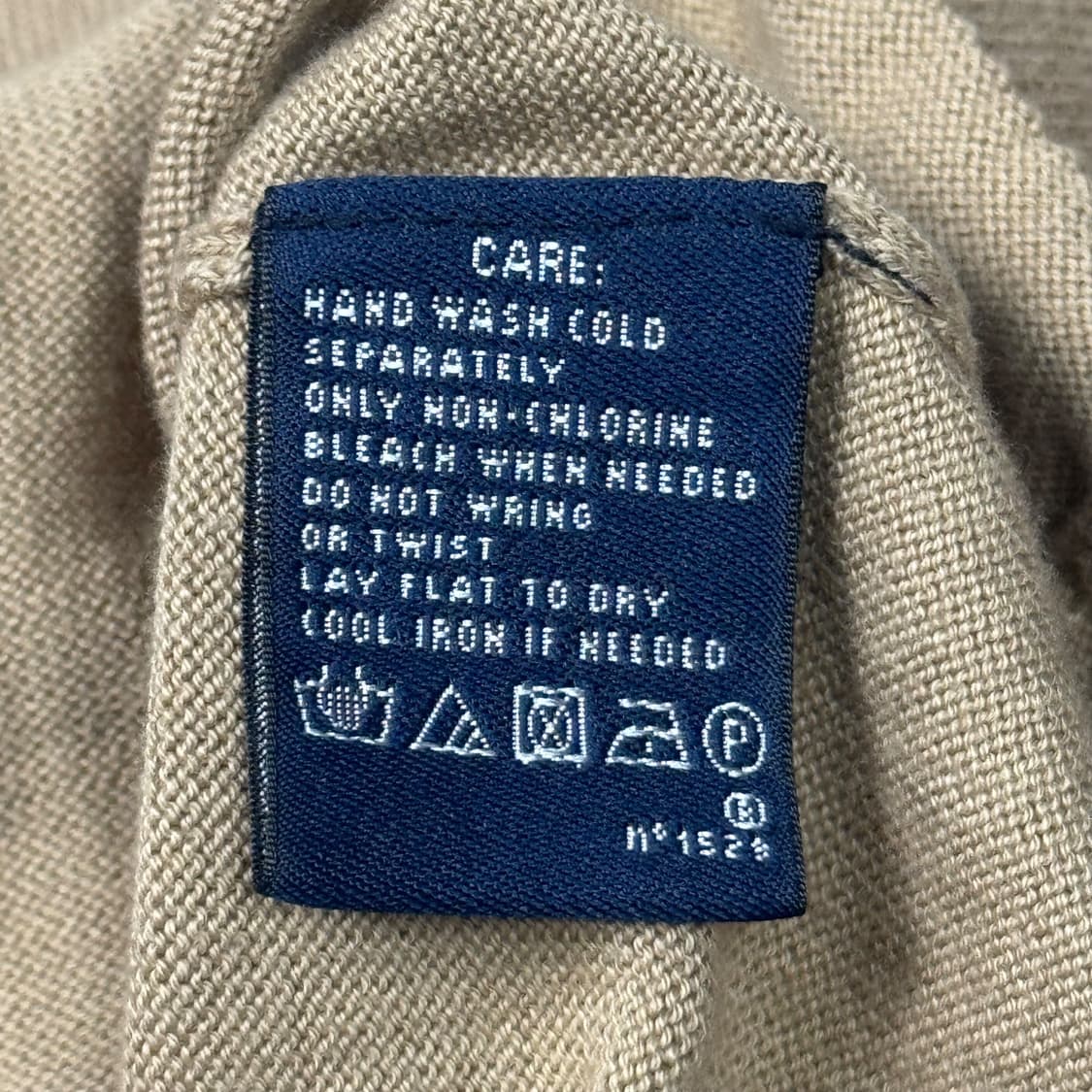 (S) 폴로 랄프로렌 여성 코튼 니트 가디건 베이지 상품이미지5