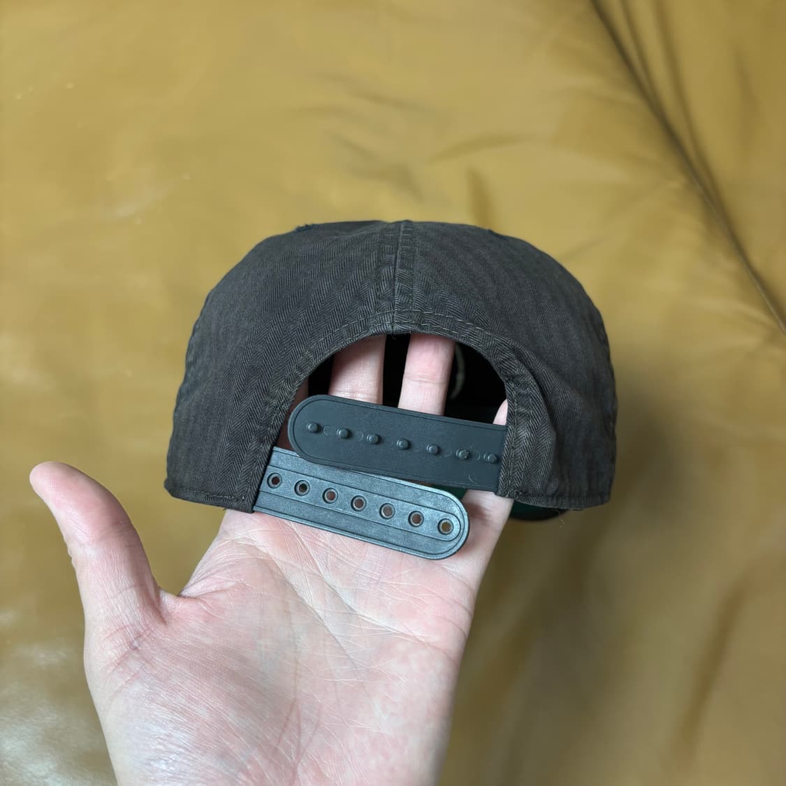 RRL 더블알엘 랄프로렌 폴로 6패널 윙로고 볼캡 모자 (Black) 상품이미지7