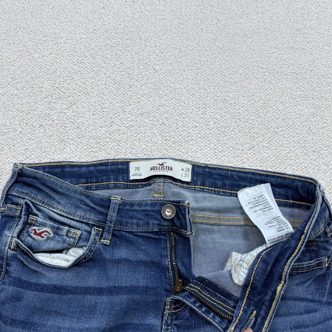 W28 L31 홀리스터 슬림핏 데님 팬츠 0427E 상품이미지4