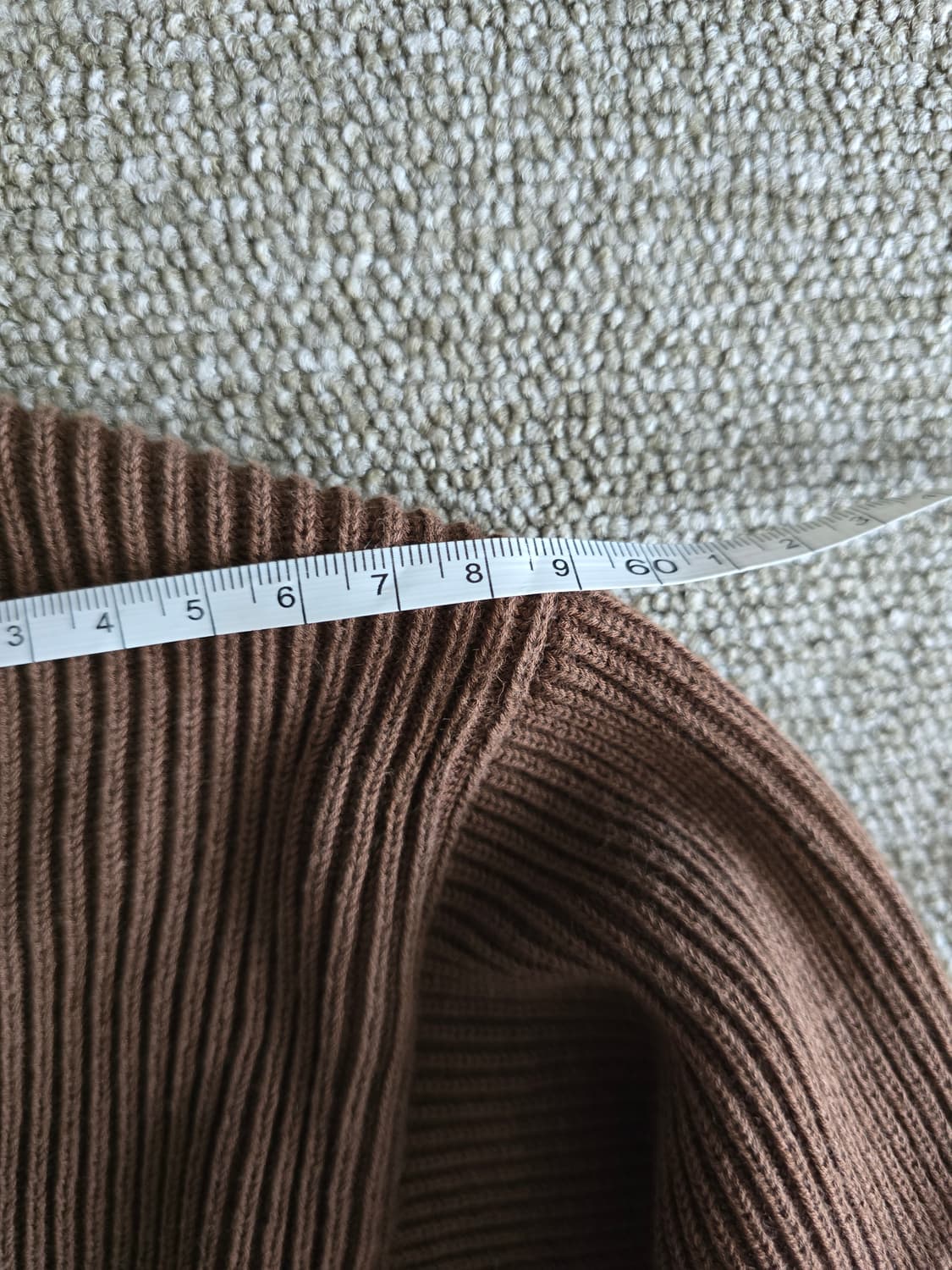 AURALEE 오라리 SUPER FINE WOOL RIB 립니트 사이즈0 상품이미지8