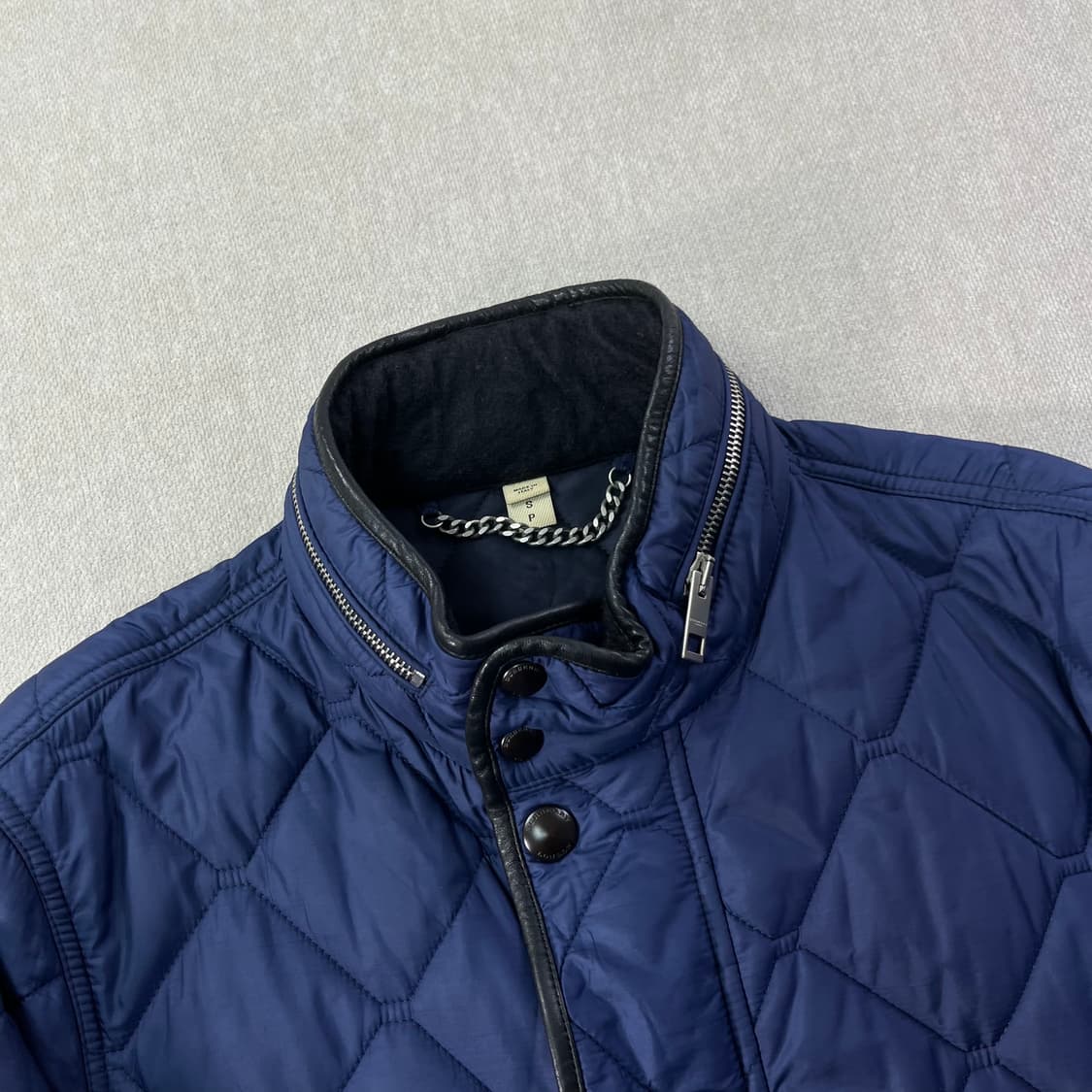95 버버리 퀄팅 네이비 블루종 자켓 상품이미지2