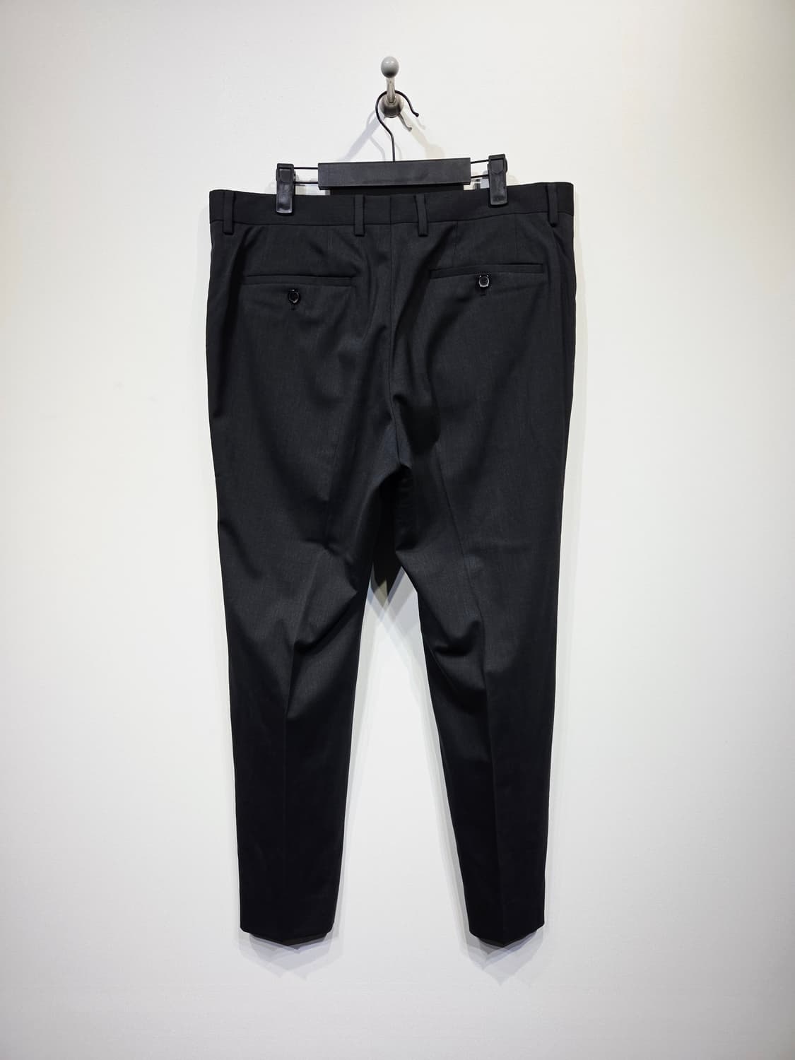 솔리드옴므 다크그레이 울 혼방 슬랙스 상품이미지5