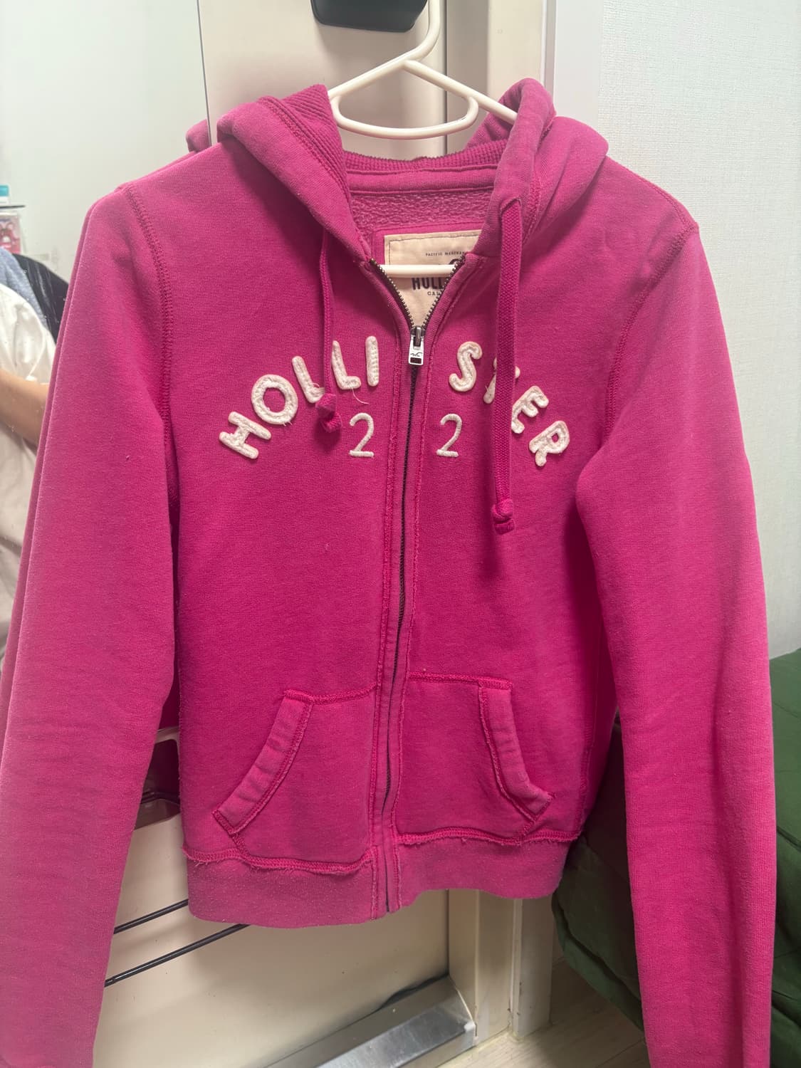 홀리스터 후드집업 핑크 s 상품이미지1