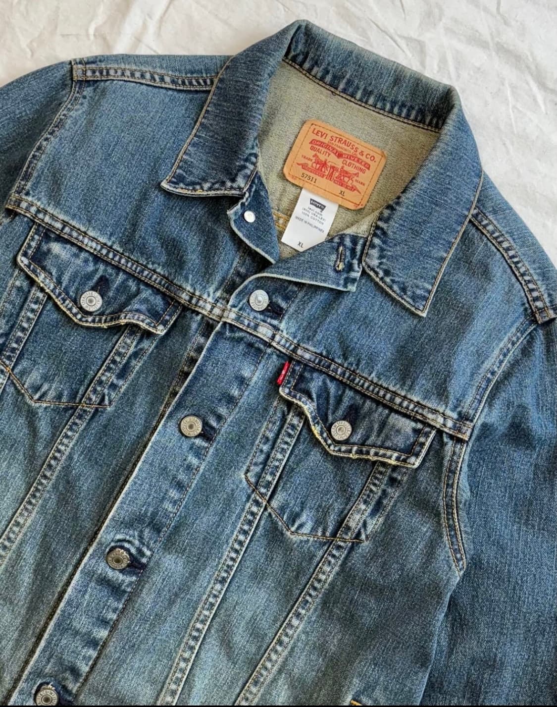 리바이스 57511타입3 워싱 트러커 자켓  상품이미지3