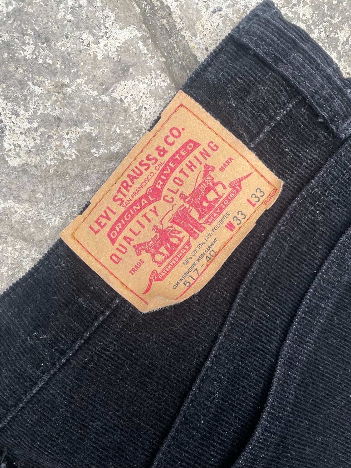 00s LEVI'S 517 bootcut 코듀로이 상품이미지8