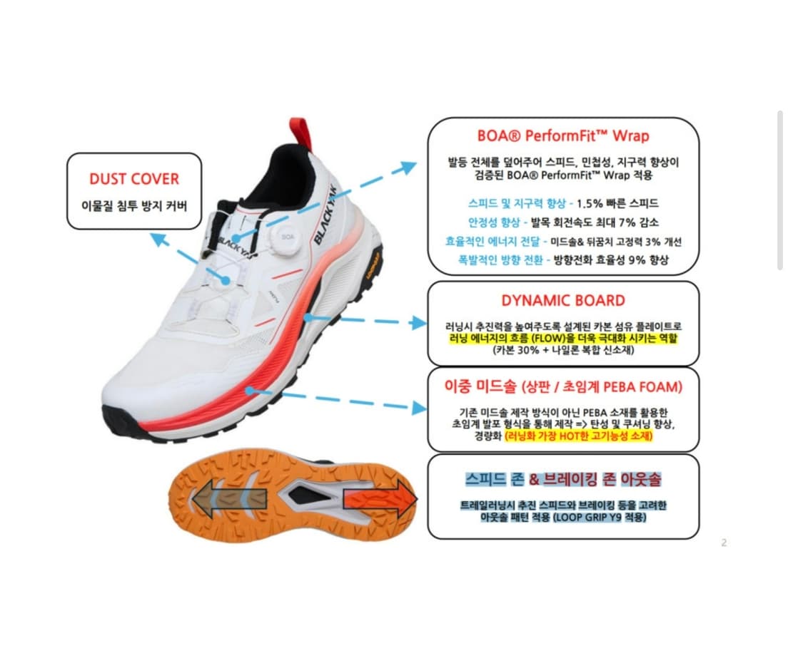 블랙야크 보아 경등산화, 트래킹화 상품이미지2