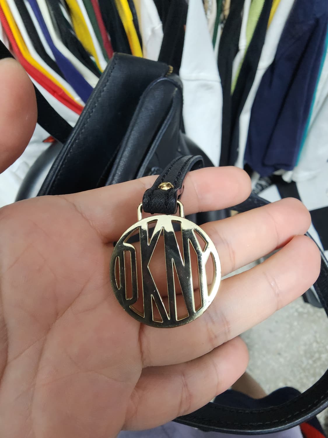 DKNY 블랙 토트백  상품이미지5
