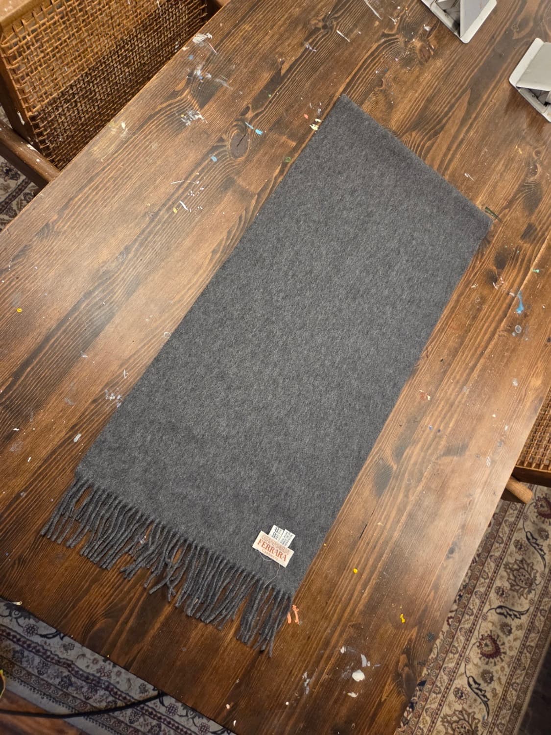 쟌마리아 페라라 캐시미어 머플러 상품이미지5