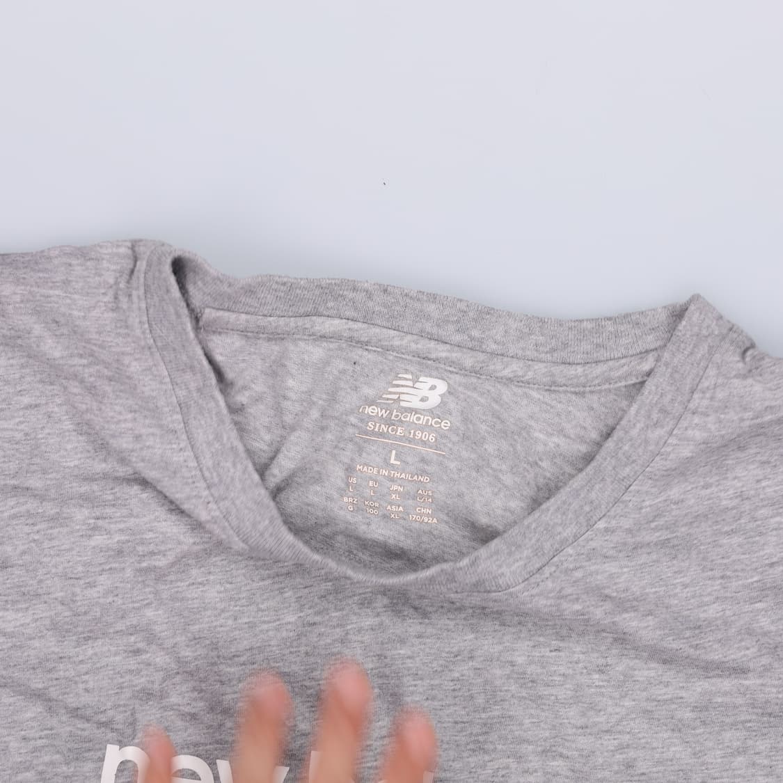 L 뉴발란스 여성 크롭반팔티 0325H1 상품이미지3