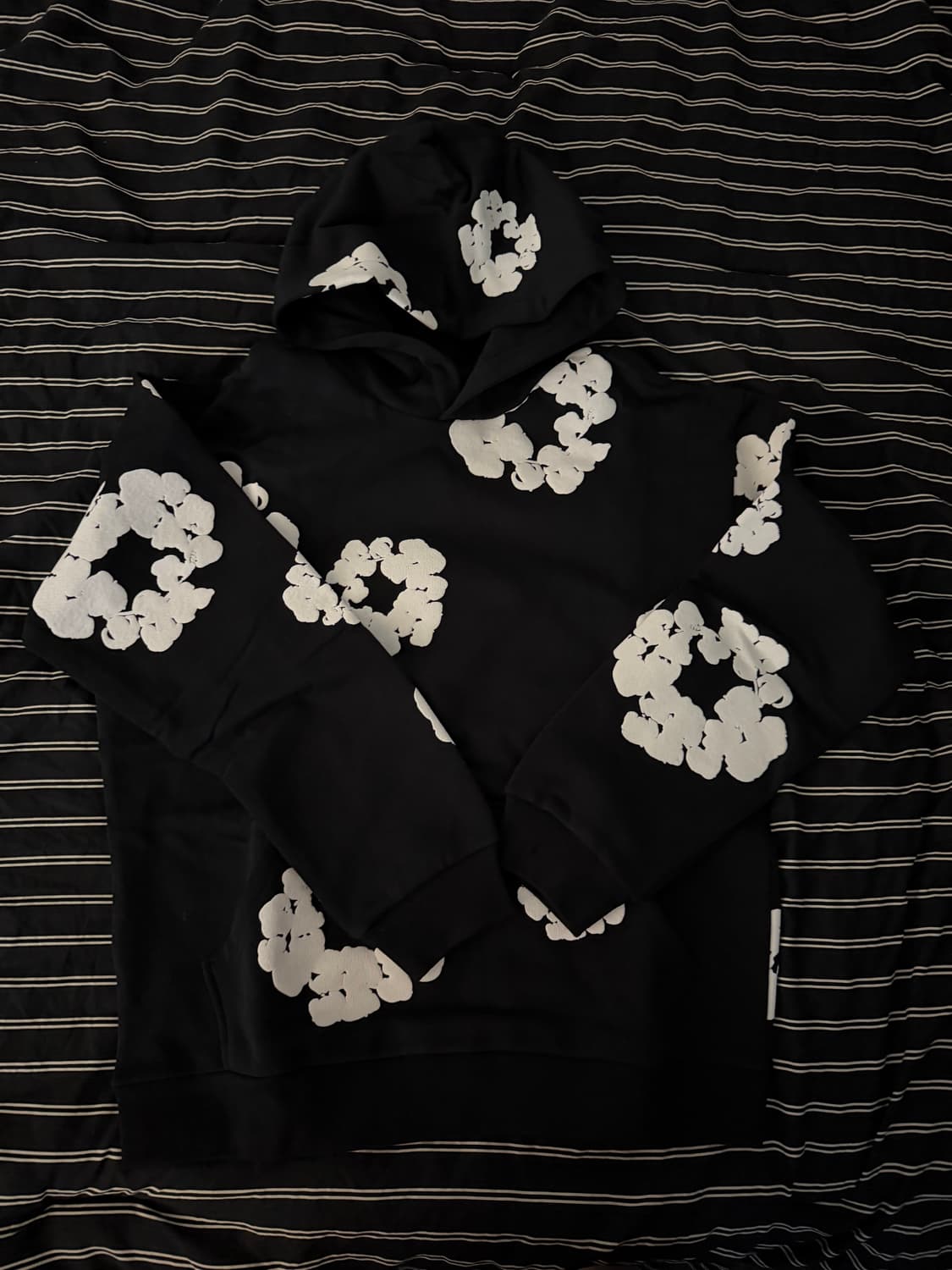 데님티어스 후드티 블랙 M 상품이미지1