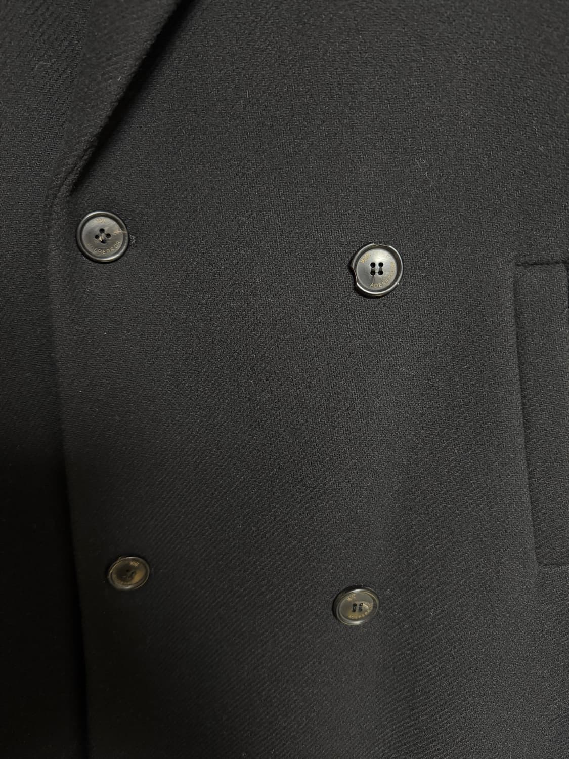 자라 x 아더에러 오버사이즈 울 코트 블랙 M-L 상품이미지6