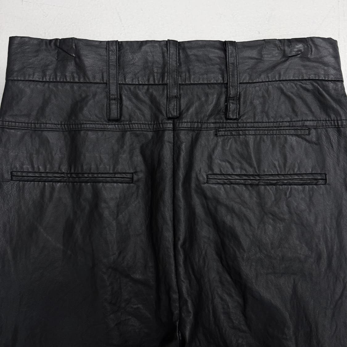 마뗑킴 레더팬츠 블랙 상품이미지6