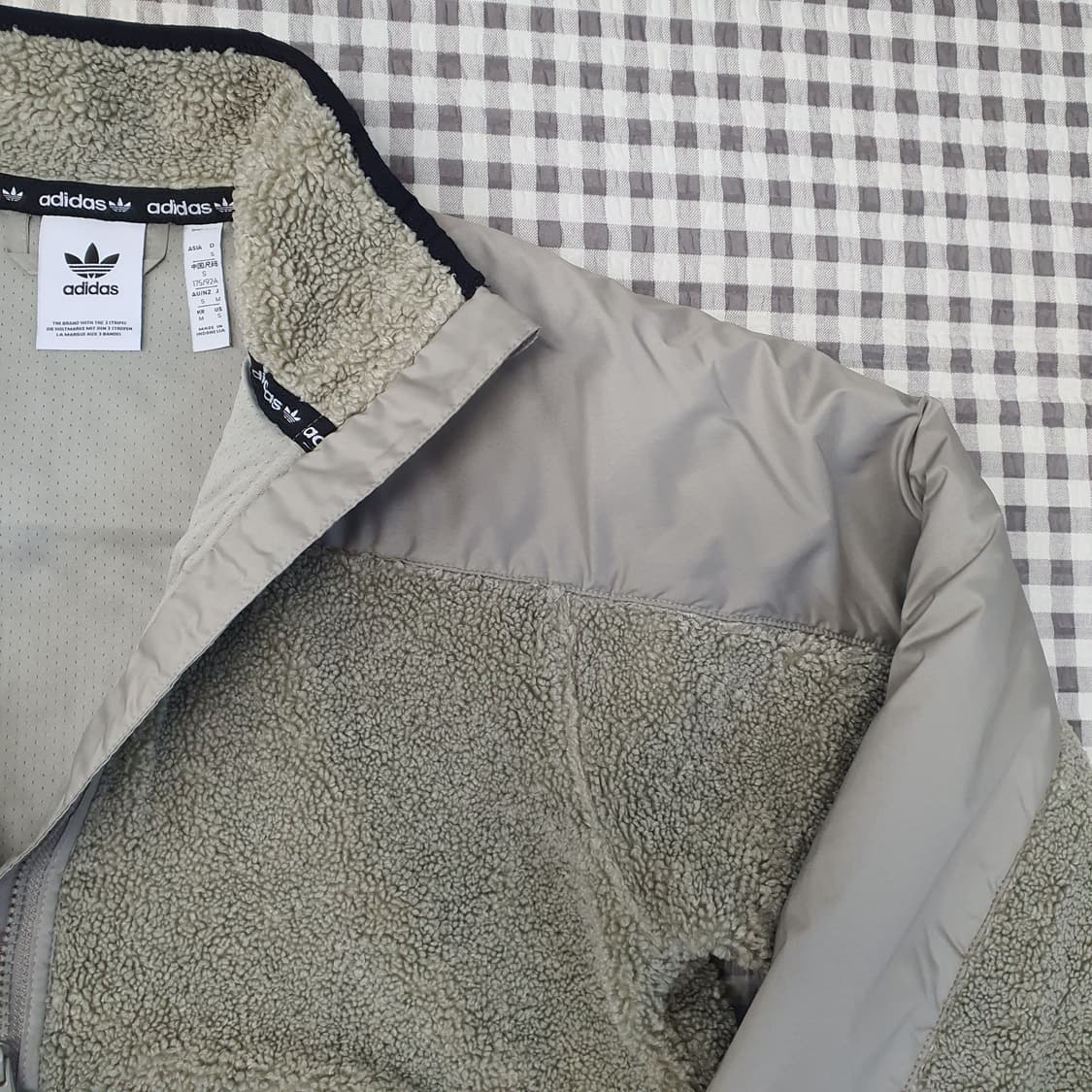 아디다스 오버핏 플리츠 집업자켓 남자95~100 상품이미지3