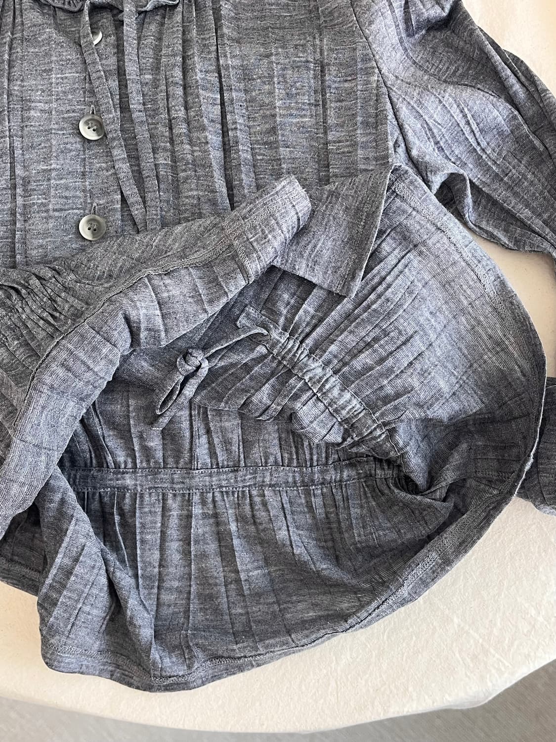Im Mago Pleated Top 상품이미지6