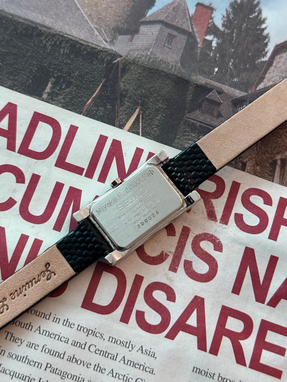 세이코 Seiko Exceline 엑셀린 스퀘어 쿼츠 레이디스 상품이미지3