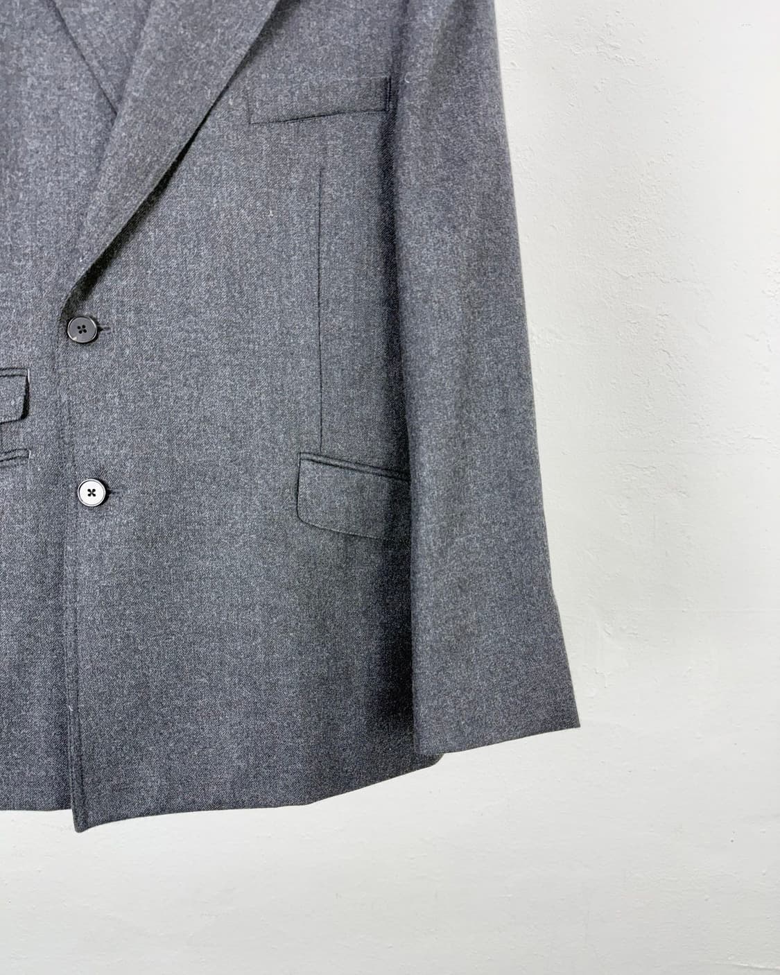 이얼즈 어고 플레어 그레이 더블 브레스티드 울 셋업 상품이미지7