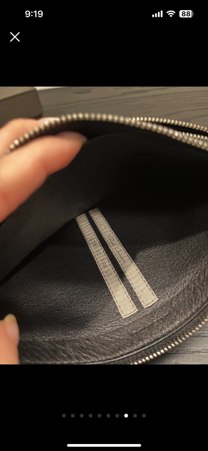 릭 오웬스 클럽 파우치 블랙 상품이미지6