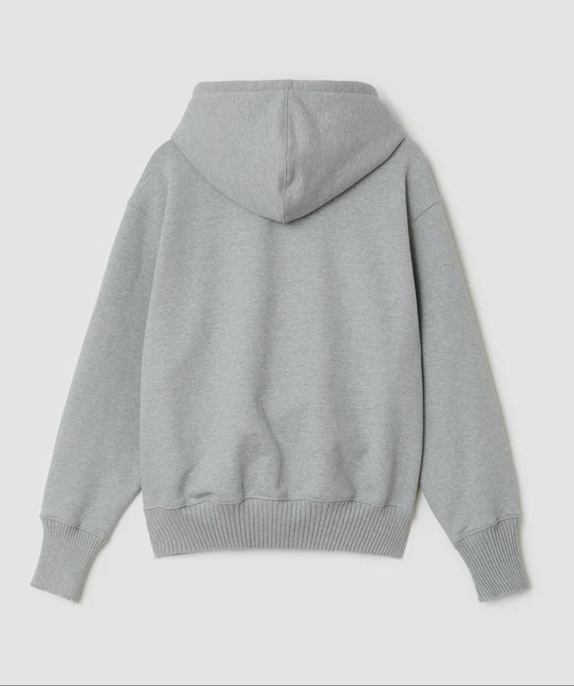 벨리에 유틸리티 후디 집업 - 멜란지 그레이 상품이미지3