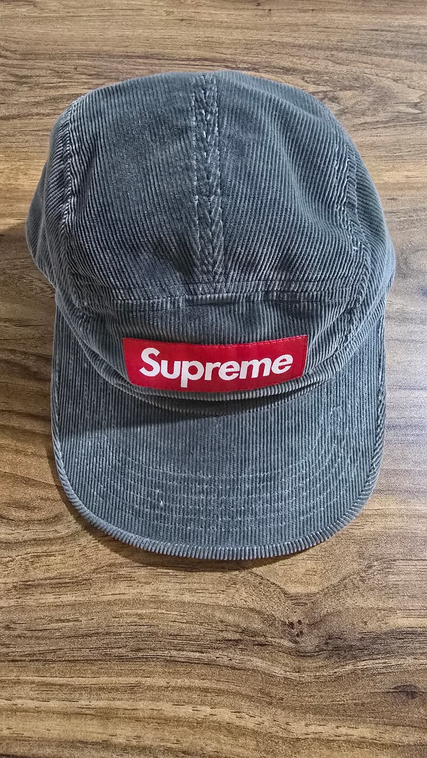 슈프림 코듀로이 캠프캡 그레이 - 23FW 상품이미지1
