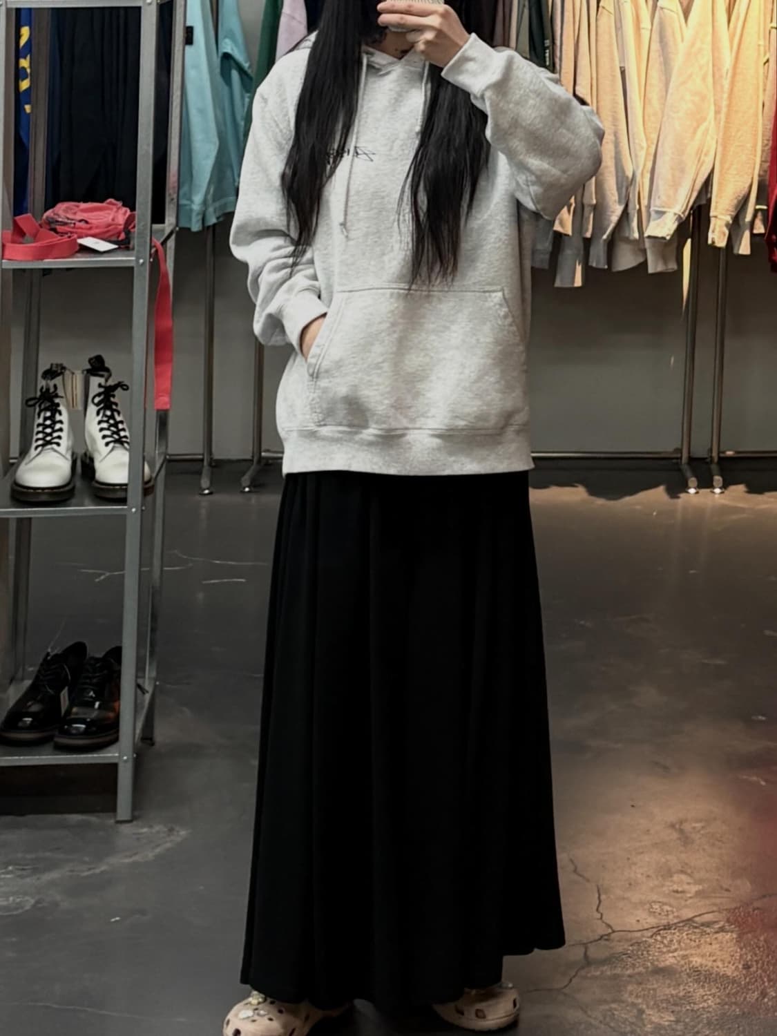 스투시 ITP 로즈 후드 애쉬 헤더 A3829 상품이미지2