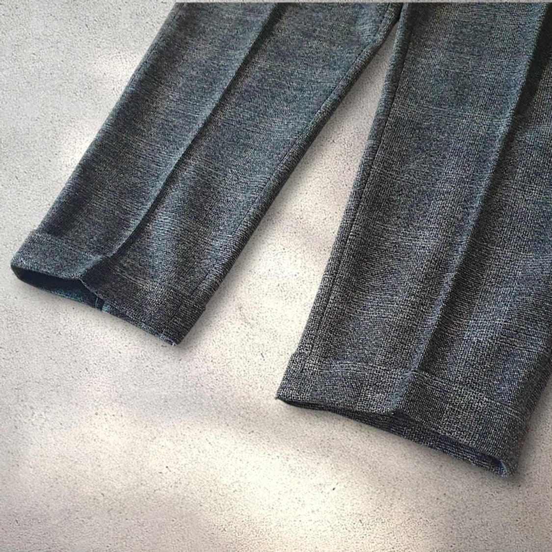 (30사이즈) 자라 슬랙스 울 팬츠 그레이 체크 바지 상품이미지3