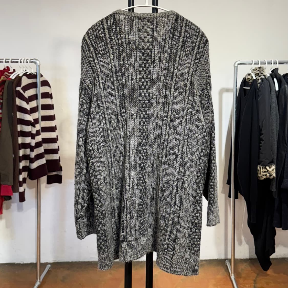 빈티지 모헤어 울 캐시미어 혼방 가디건 / 남성 L 상품이미지2
