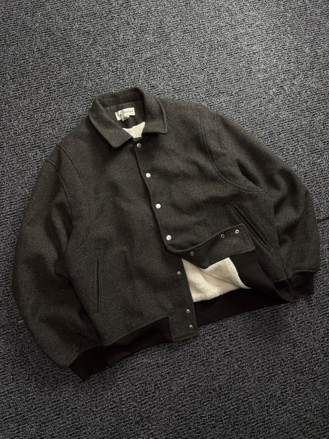 라퍼지스토어 울 블루종 봄버 자켓 1778 상품이미지1